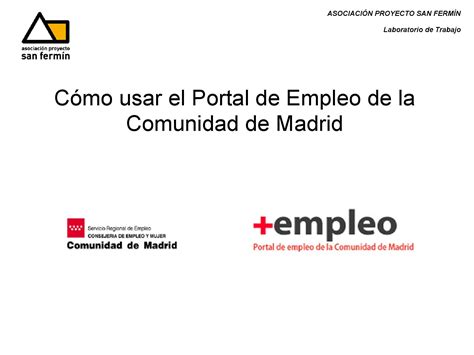 portal empleo comunidad de madrid